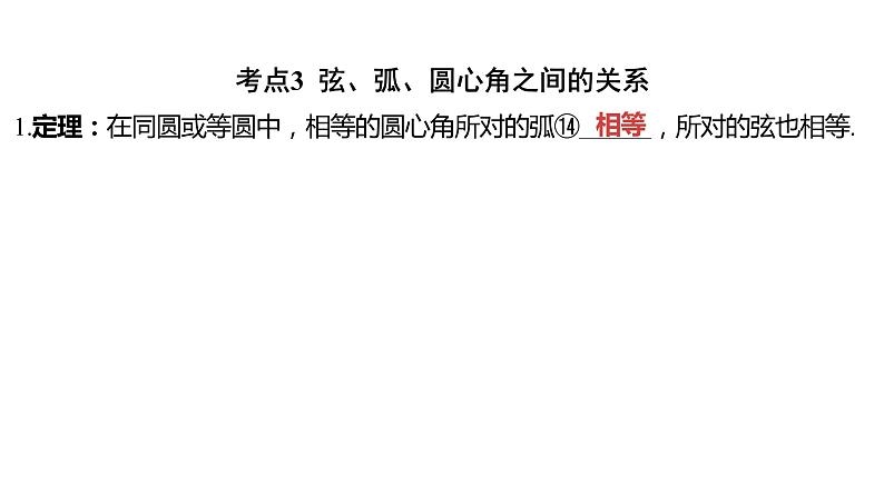 2024河南中考数学一轮知识点复习专题 圆的基本性质 课件第6页