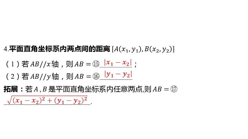 2024河南中考数学一轮知识点训练复习专题  平面直角坐标系中点的坐标  (课件)07