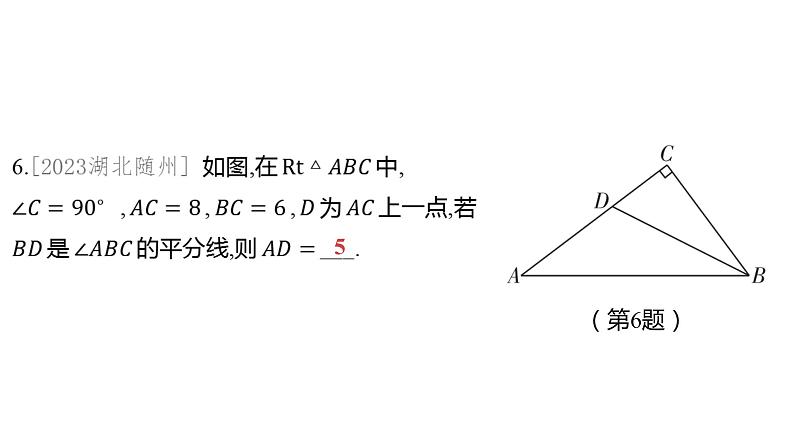 2024河南中考数学一轮知识点训练复习专题  特殊三角形及其性质  (课件)第6页