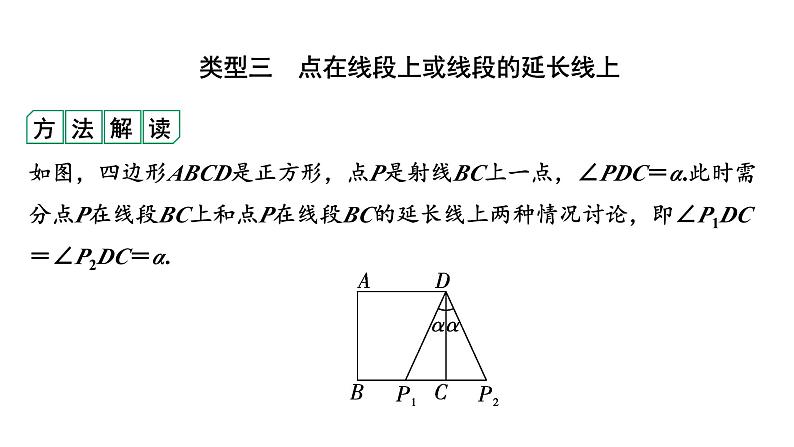 2024河南中考数学专题复习 微专题14 线段或直线上点位置不确定产生的分类讨论 课件08