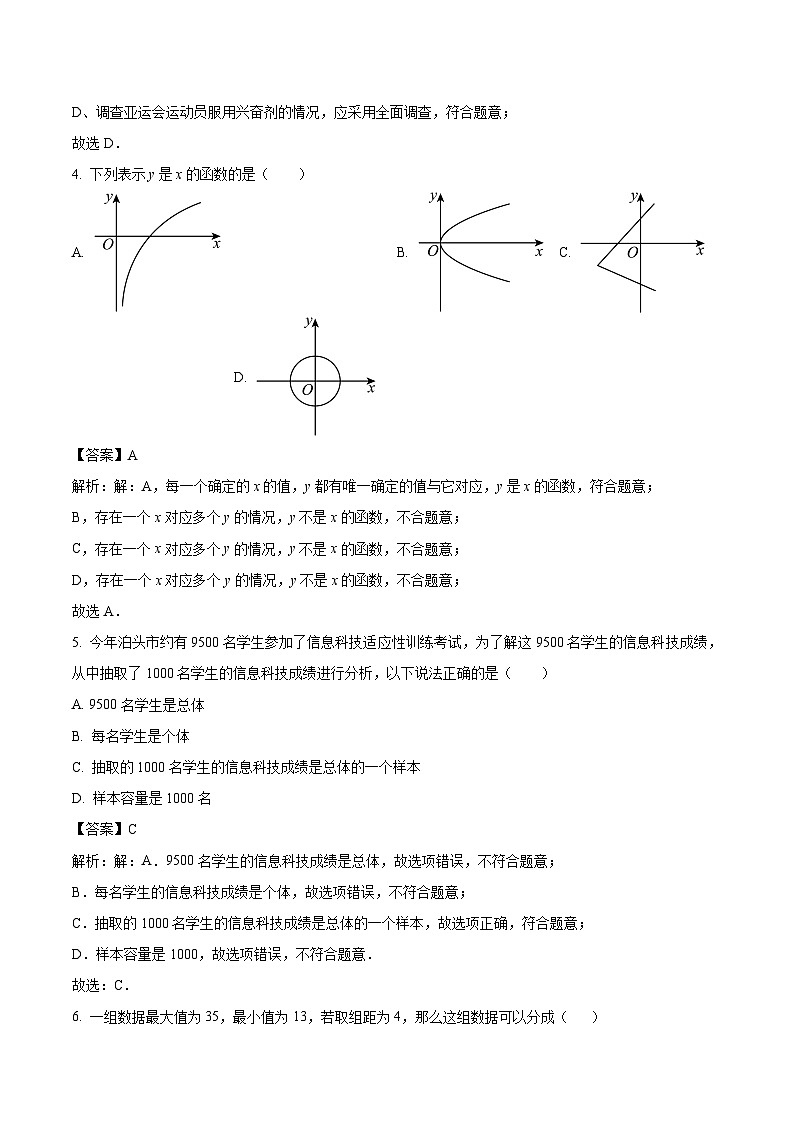 河北省沧州市泊头市2023-2024学年八年级下学期期中教学质量检测数学试卷(含解析)第2页