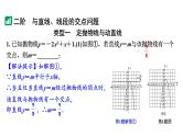 2024河南中考数学专题复习第三章 微专题 二次函数与直线、线段的交点问题 课件