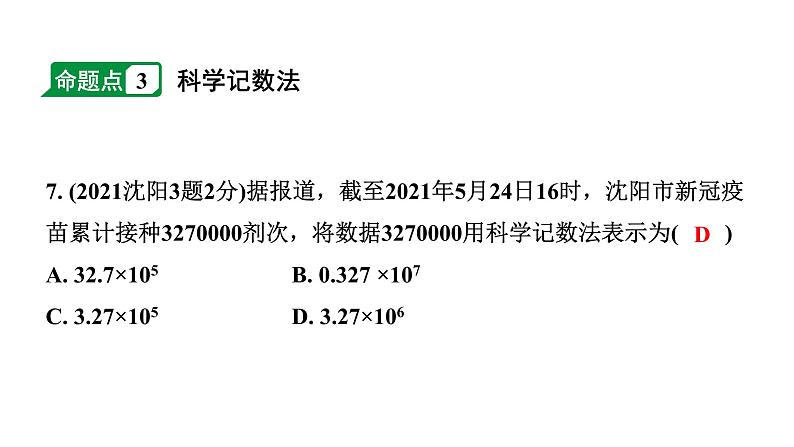 2024辽宁中考数学二轮中考考点研究 1.1 实数(含二次根式) (课件)05