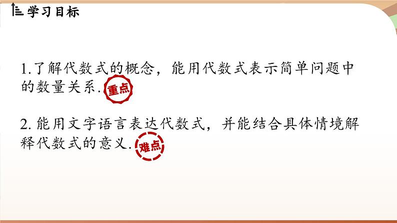 3.1 代数式课时2  课件2024—-2025学年北师大版数学 七年级上册02