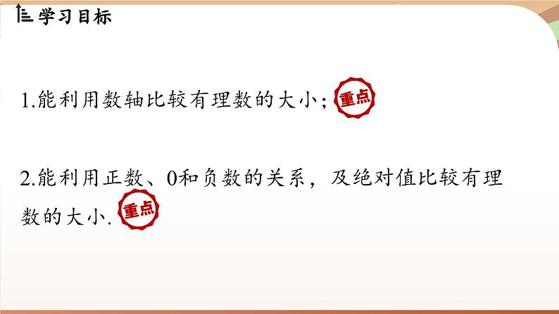 1.2.5有理数的大小比较 课件 2024-2025学年人教版（2024版）七年级数学上册第2页