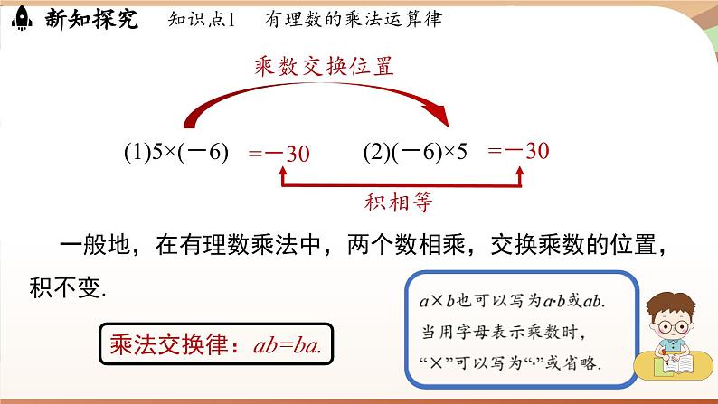 2.2.1有理数的乘法 课时2 课件 2024-2025学年人教版（2024版）七年级数学上册05