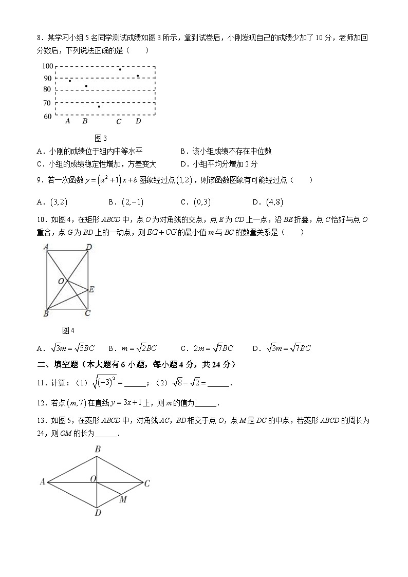 福建省厦门市湖滨中学2023-2024学年七年级下学期期末数学试题02