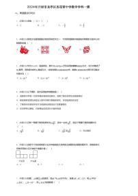 2024年河南省开封市杏花营中学九年级中考一模数学试题