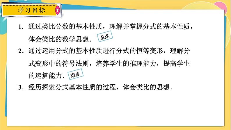 人教数学8年级上册 15.1.2   第1课时　分式的基本性质 PPT课件第2页