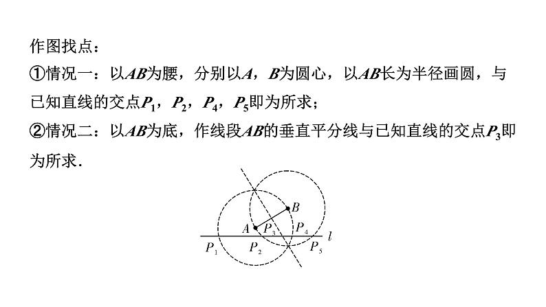 2024辽宁中考数学二轮专题复习 微专题  等腰、直角三角形的边或角不确定（课件）04