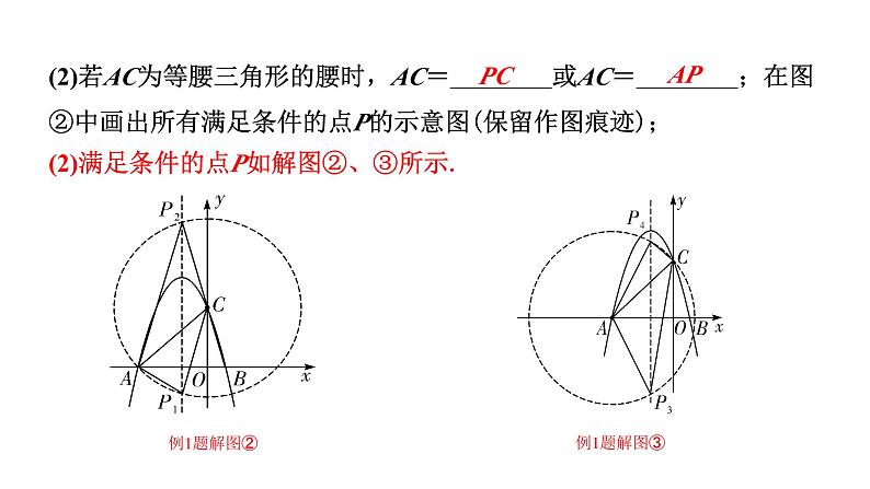 2024辽宁中考数学二轮专题复习 微专题 二次函数与等腰三角形问题（课件）03