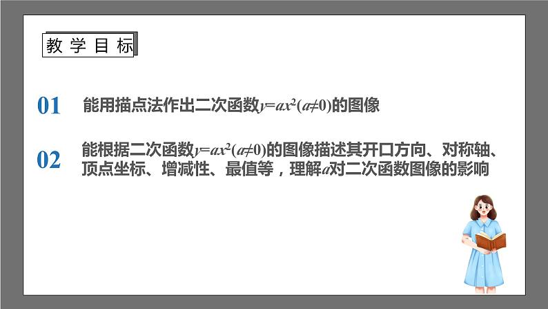 苏科版数学九年级下册5.2.1 《二次函数y=ax2(a≠0)的图像与性质》课件+分层练习02