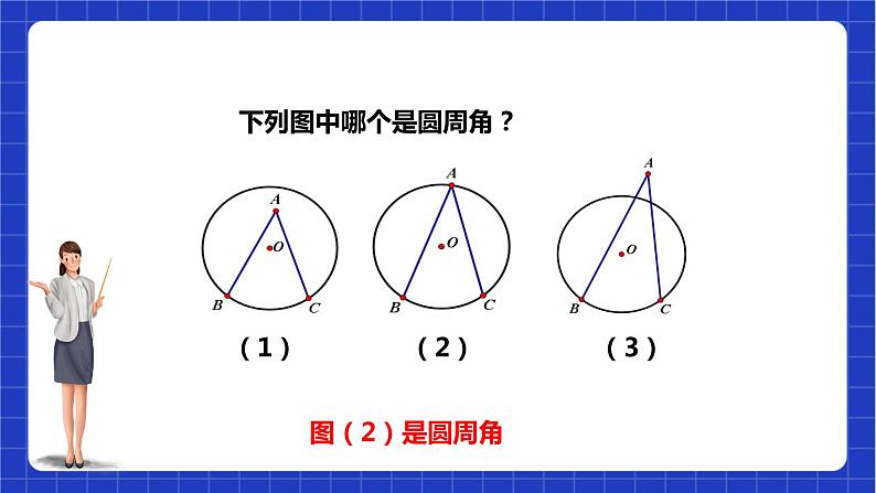 【核心素养目标】沪科版数学九年级下册24.3.1《圆周角定理》 课件+教案08