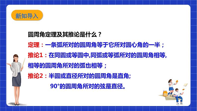 【核心素养目标】沪科版数学九年级下册24.3.2《圆内接四边形》 课件+教案05