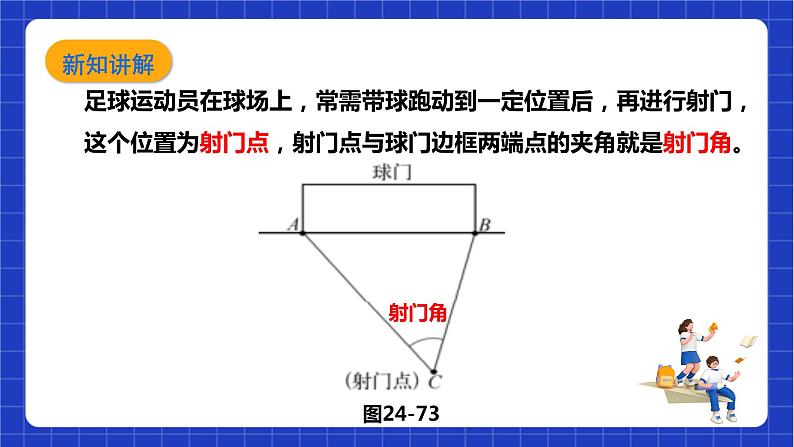 【核心素养目标】沪科版数学九年级下册24.8《进球路线与最佳射门角》 课件第6页