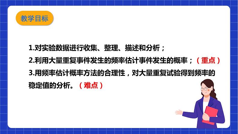 【核心素养目标】沪科版数学九年级下册26.3《用频率估计概率》 课件+教案03