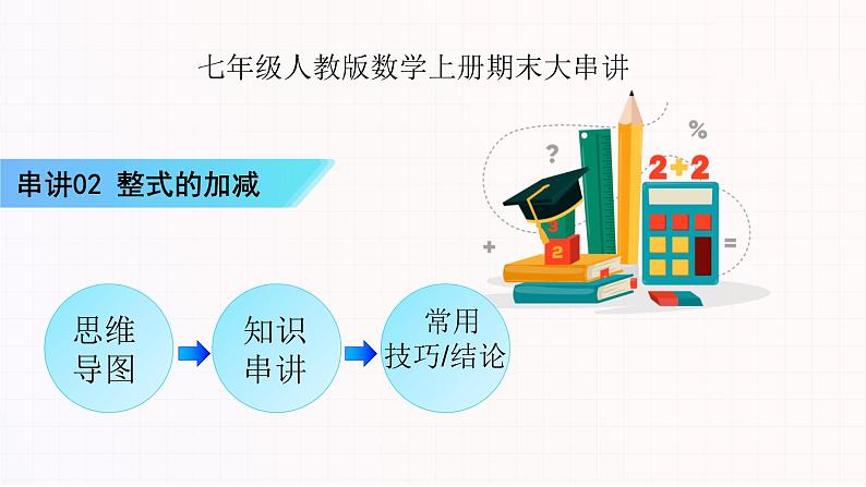 考点串讲02 整式的加减【3大考点串讲+11种题型+基础专题+探究专题】-七年级上学期数学期末考点大串讲（人教版）课件PPT01