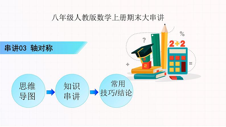 考点串讲03 轴对称【6大考点串讲+14种题型+方法专题+技巧专题+探究专题】-八年级上学期数学期末考点大串讲（人教版）课件PPT第1页