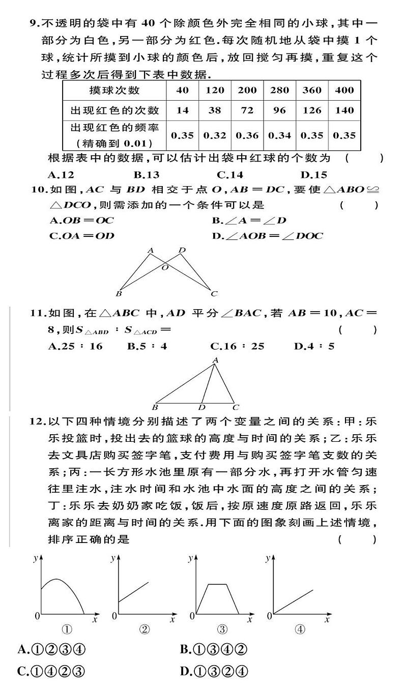 贵州省贵阳市第二十八中学2023-2024学年七年级下学期6月月考数学试题02