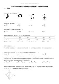 [数学][期末]2023~2024学年重庆沙坪坝区重庆市南开中学初二下学期期末数学试卷(无答案)