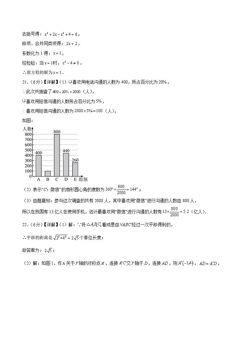 2023-2024学年初中下学期八年级数学期末模拟卷（参考答案）（无锡）第2页