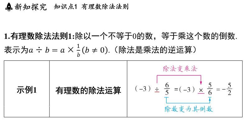 2.5 有理数的乘法与除法 课时2 课件--2024-2025学年苏科版七年级数学 上册03