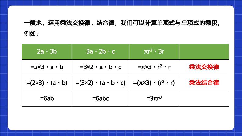 苏科版数学七年级下册9.1《单项式乘单项式》 课件+练习（原卷版+解析版）08