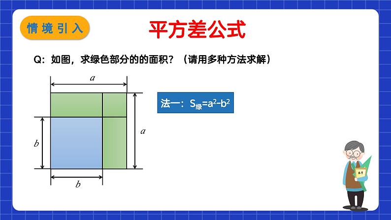 苏科版本数学七年级下册9.4《乘法公式》第2课时（课件）第3页