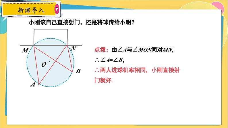 冀教数学九年级上册 28.3.3圆心角和圆周角（3）圆内接四边形及其性质 PPT课件07