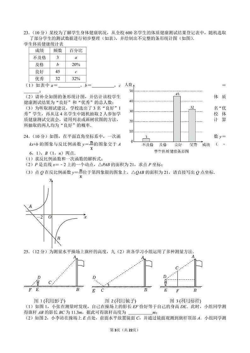 2024年四川省自贡市中考数学试卷【含解析】03
