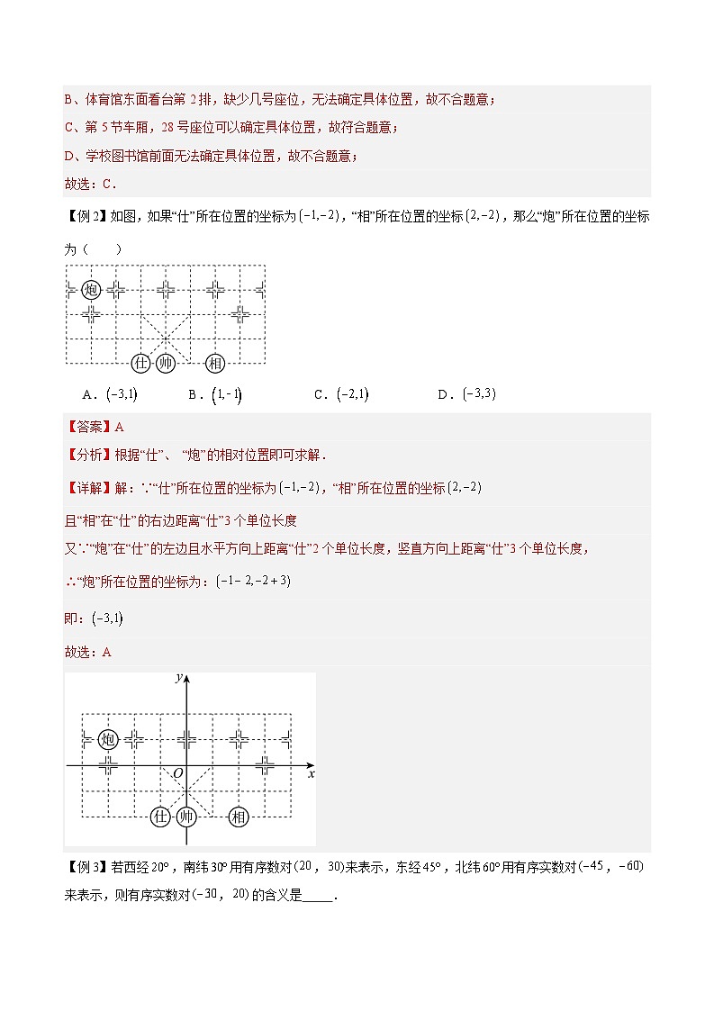 第五章 平面直角坐标系（知识归纳+题型突破）（解析版）第2页