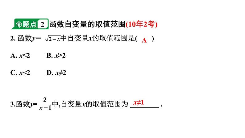 2024徐州中考数学二轮重点专题研究 第9课时 平面直角坐标系与函数（课件）第3页