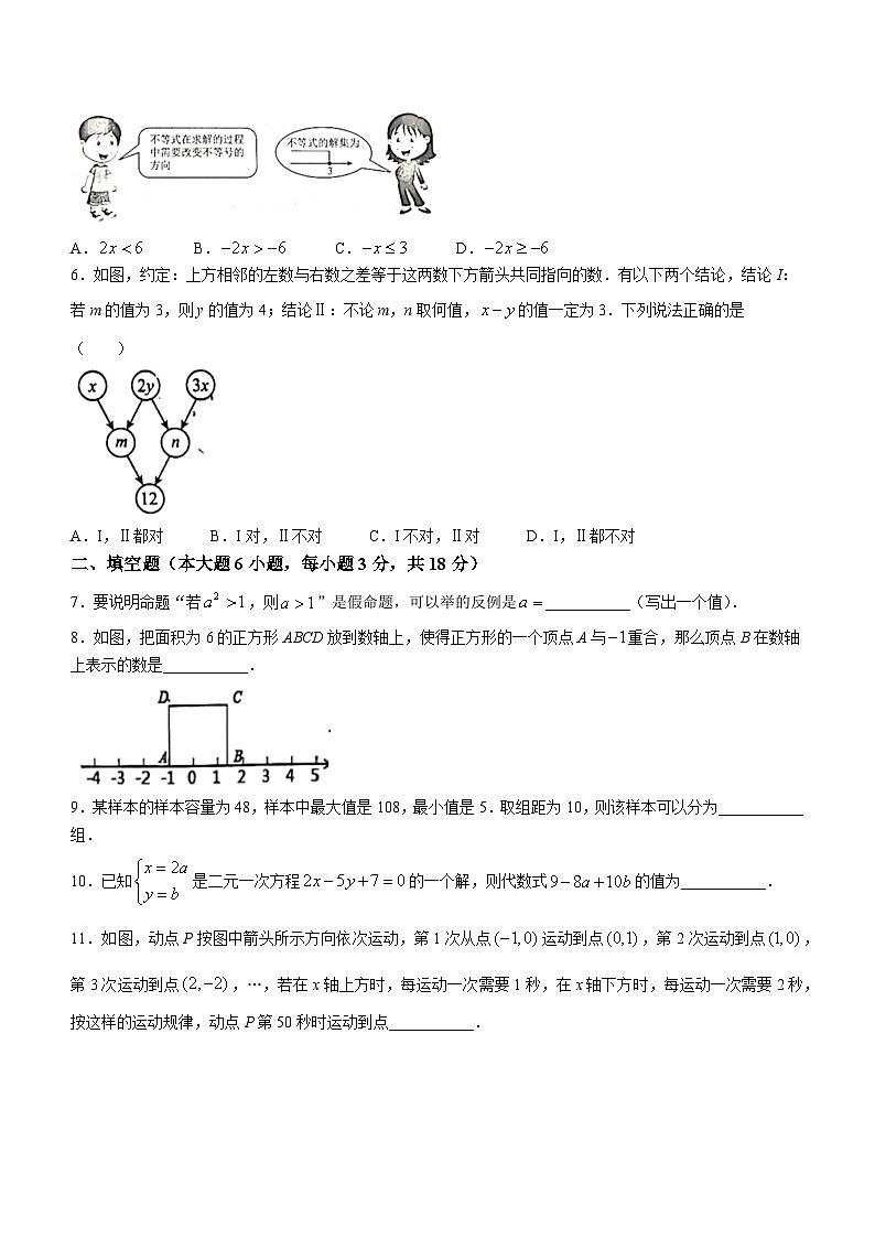 江西省赣州市2023-2024学年七年级下学期期末数学试题第2页