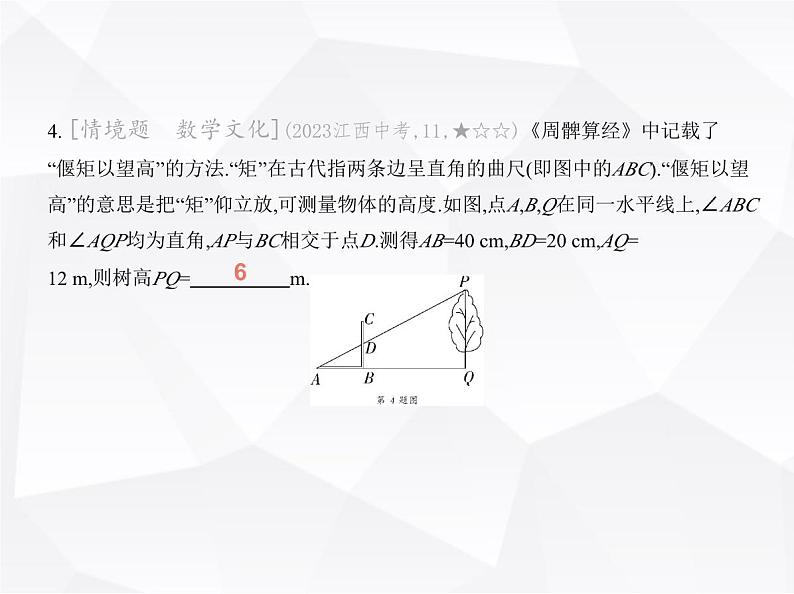 北师大版初中九年级数学上册专项素养巩固训练卷(九)数学文化及新定义型试题(练题型)课件第6页