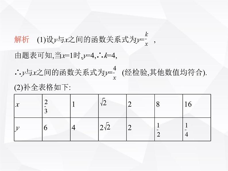 北师大版初中九年级数学上册第六章反比例函数1反比例函数课件08