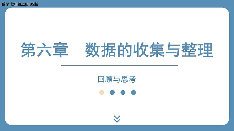 2024-2025学年度北师版七上数学-第六章-数据的收集与整理-回顾与思考【课件】第1页