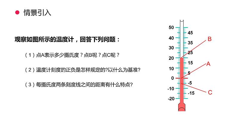 人教版初中数学七年级上册1.2.2数轴课件第7页