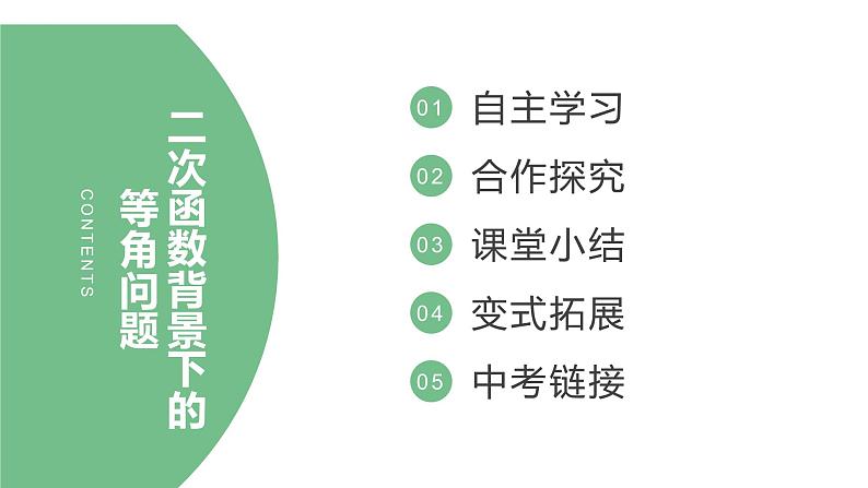 2024中考数学试题研究《二次函数背景下的等角问题》 课件第3页