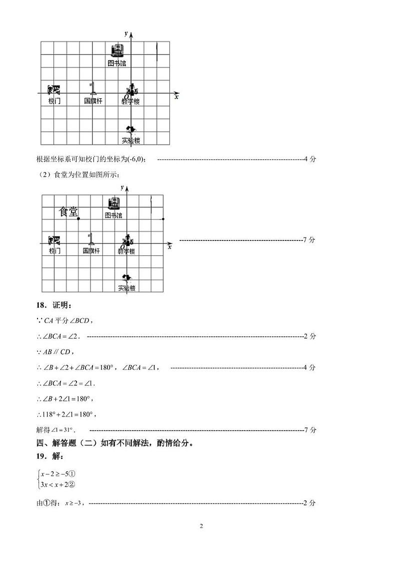 广东省肇庆市封开县2023-2024学年七年级下学期7月期末考试数学试题02
