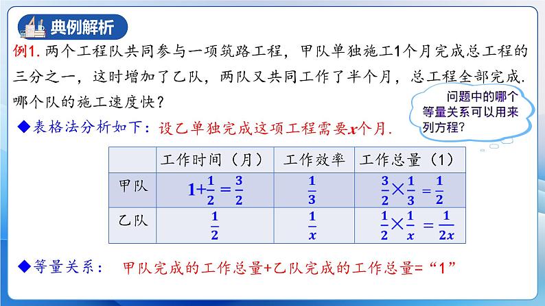 人教版数学八年级上册  15.3.3 分式方程的应用（课件+教学设计+导学案+分层作业）05