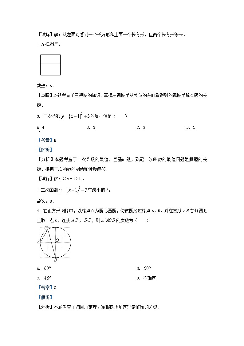 2023-2024学年山东省济南市历城区九年级上学期数学期末试题及答案第2页