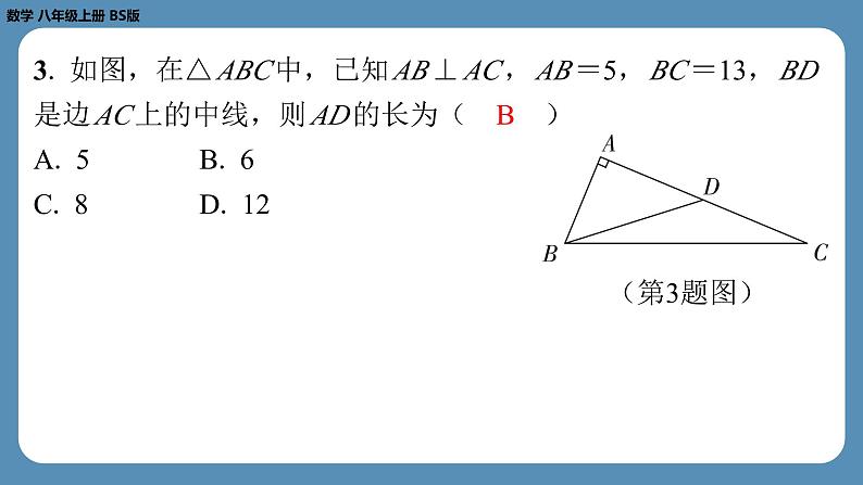 2024-2025学年度北师版八上数学1.1探索勾股定理（第一课时）【课外培优课件】04