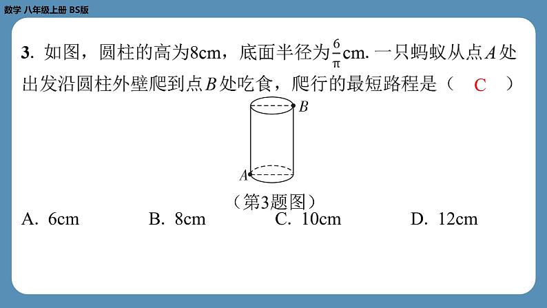 2024-2025学年度北师版八上数学1.3勾股定理的应用【课外培优课件】第4页