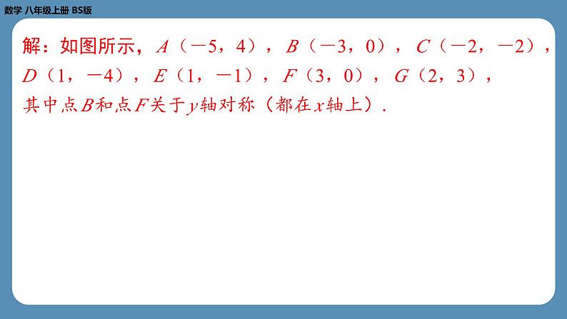 2024-2025学年度北师版八上数学3.2平面直角坐标系（第一课时）【课外培优课件】第7页