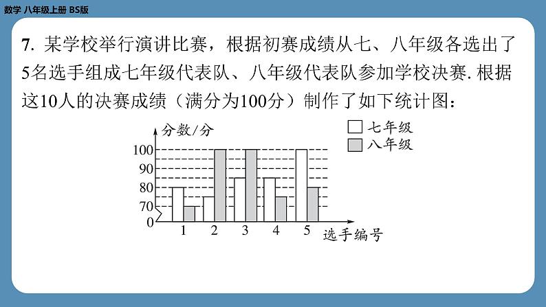 2024-2025学年度北师版八上数学-第六章-数据的分析-回顾与思考【课外培优课件】07