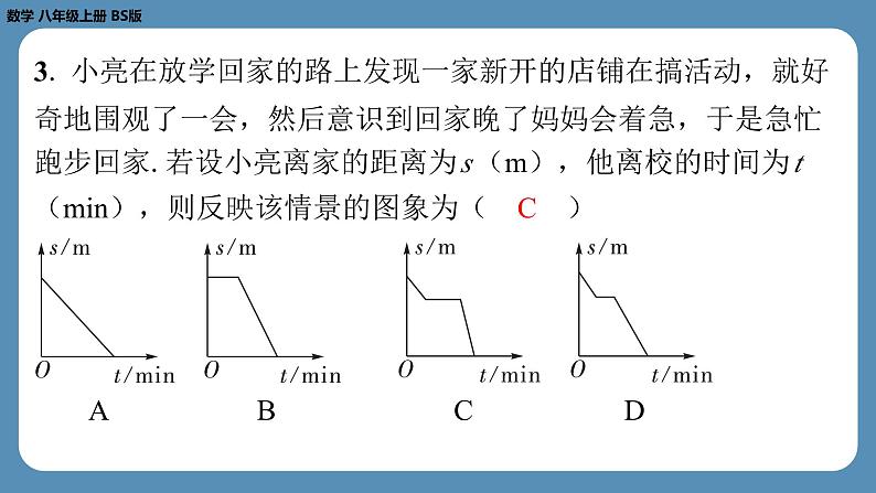 2024-2025学年度北师版八上数学-第四章-一次函数-回顾与思考【课外培优课件】第3页