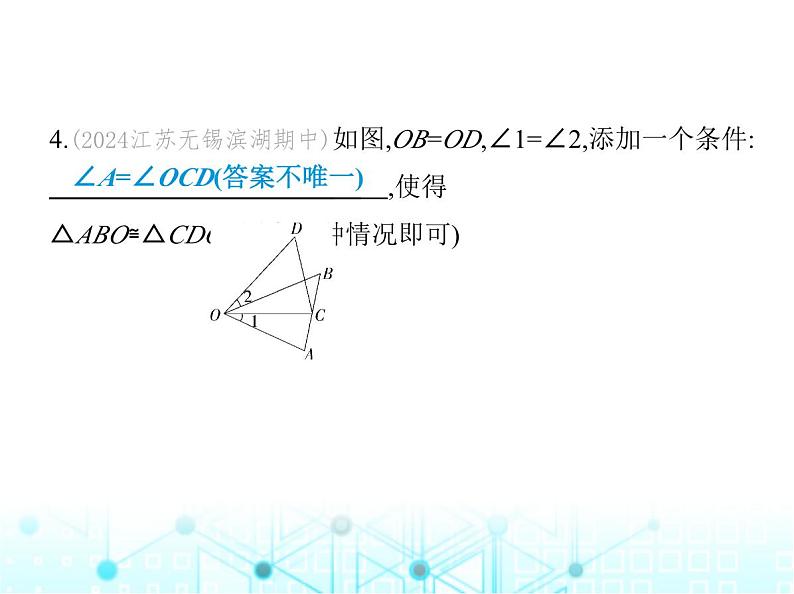 苏科版初中八年级数学上册1-3探索三角形全等的条件第三课时两角及一角对边证全等(AAS)课件08