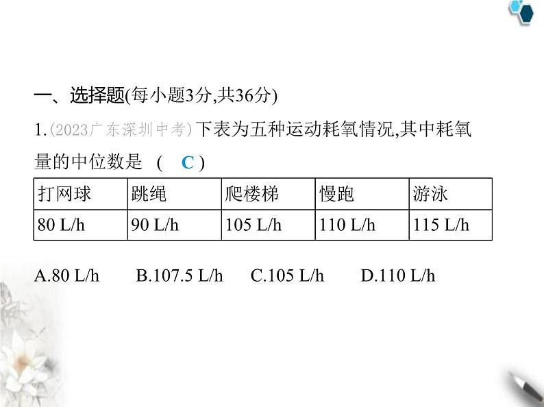 青岛版初中八年级数学上册第4章素养综合检测课件02