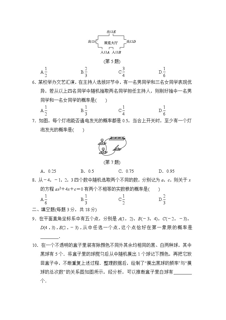 第25章 随机事件的概率 单元测试卷（试卷）-2024-2025学年华东师大版九年级数学上册02
