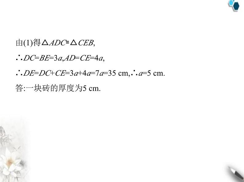 青岛版初中八年级数学上册专项素养综合练(一)与全等三角形相关的四大模型课件08